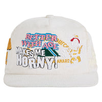 Nowhere Vintage Hat | Suede White