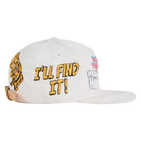 Nowhere Vintage Hat | Suede White