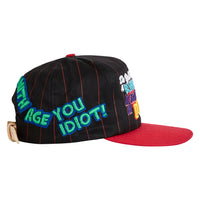 Idiotic Vintage Hat | Black Pintstripe