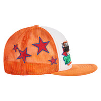 Dumb Vintage Hat | Orange/White