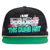 Dumb Vintage Hat | Black/Green