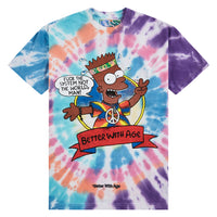Worser Tie-Dye Tee | Purple(L)