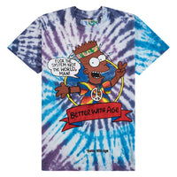 Worser Tie-Dye Tee | Purple(M)