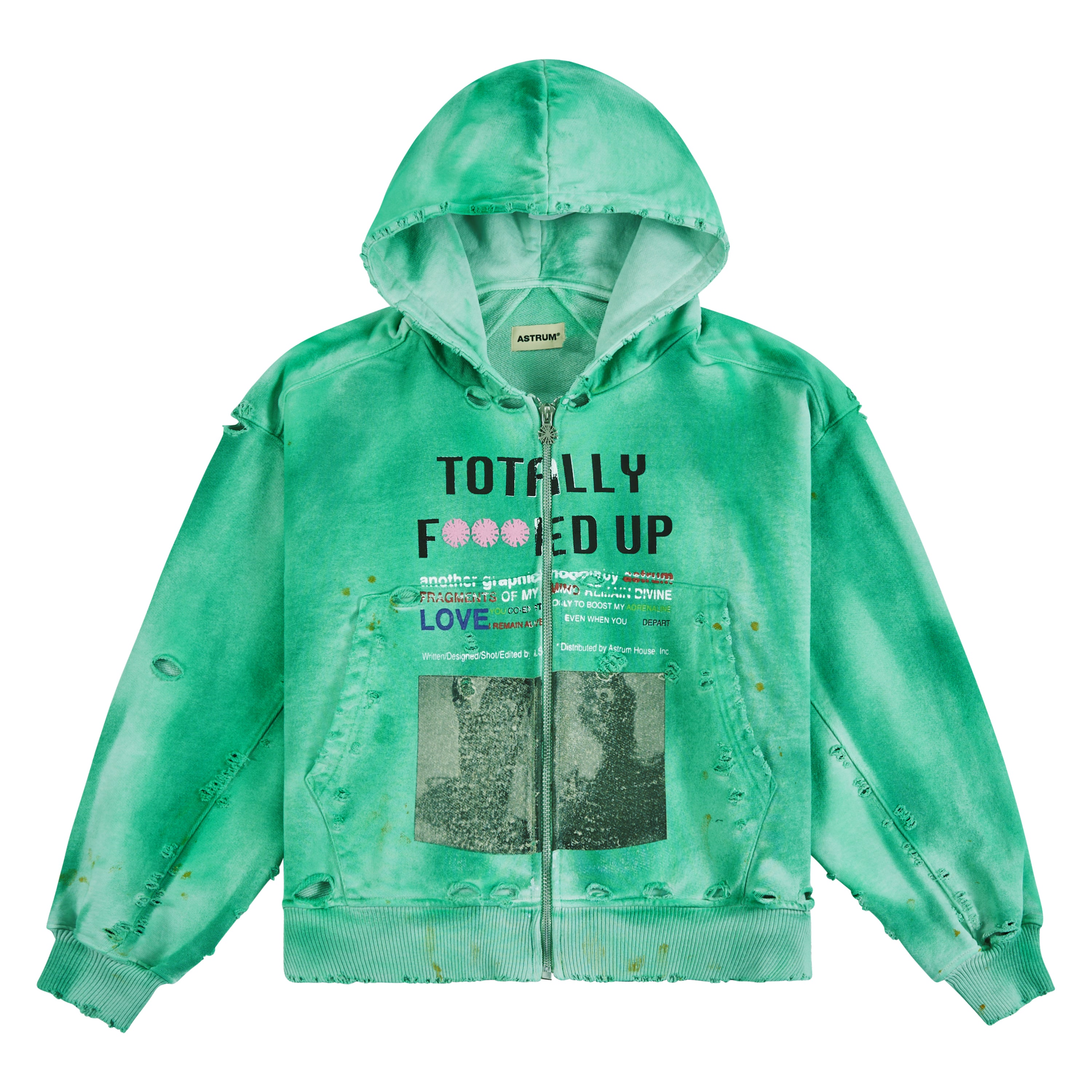 トップス FPOG fuckthatnerdshop greeny zip hoodie TFU Zip Hoodie | Green – Capsule NYC