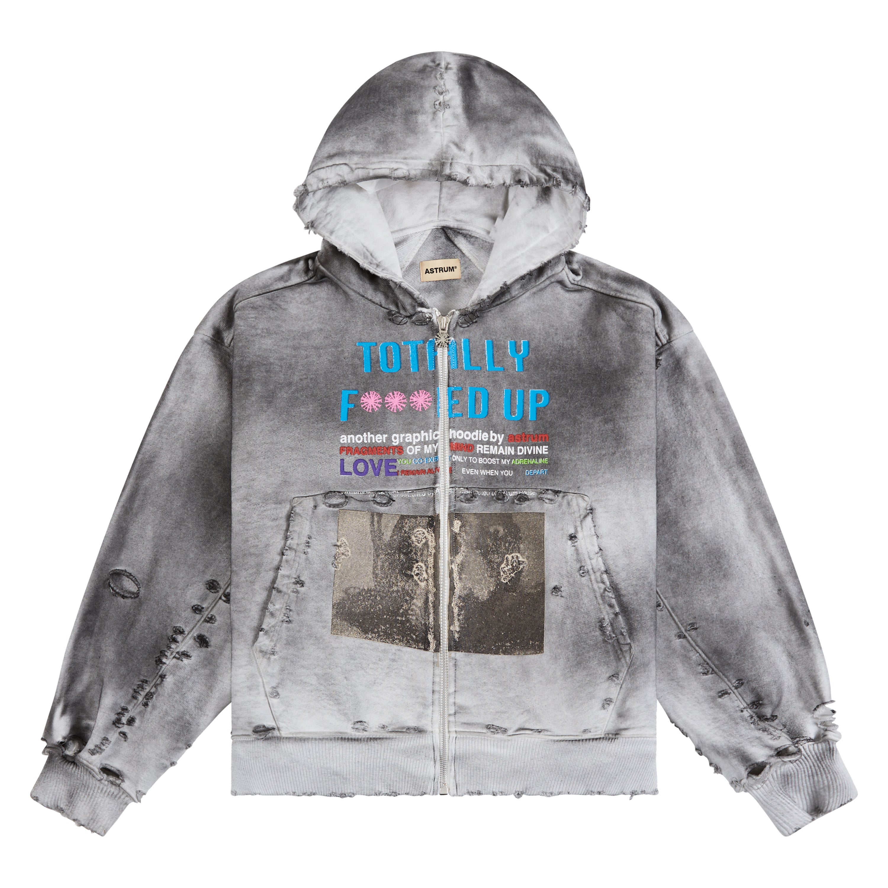 トップス FUTURE ARCHIVE / CHEMICAL SWEAT HOODY FUTURE ARCHIVE / CHEMICAL SWEAT HOODY BEAMS