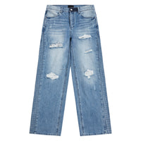 Zed Straight Leg Denim | Glacier Blue 3D Cross