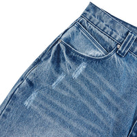 Xander Barrel Leg Denim | Glacier Blue