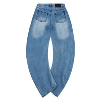 Xander Barrel Leg Denim | Glacier Blue