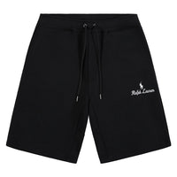 Double-Knit Embroidered Short | Black