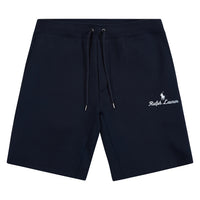 Double-Knit Embroidered Short | Aviator Navy