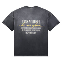 Guns N' Roses Cross Tee | Stained Black
