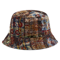 Reversible Madras Bucket Hat | Woodblock Patchwork