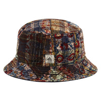 Reversible Madras Bucket Hat | Woodblock Patchwork