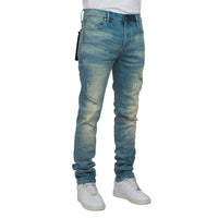 Clayton Medium Blue Painted Denim