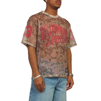Varsity Logo Mesh Tee | Doeskin