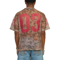 Varsity Logo Mesh Tee | Doeskin