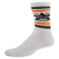 Logo Sock | Brown/Orange Stripes