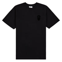 Squash Logo Flock Tee | Black