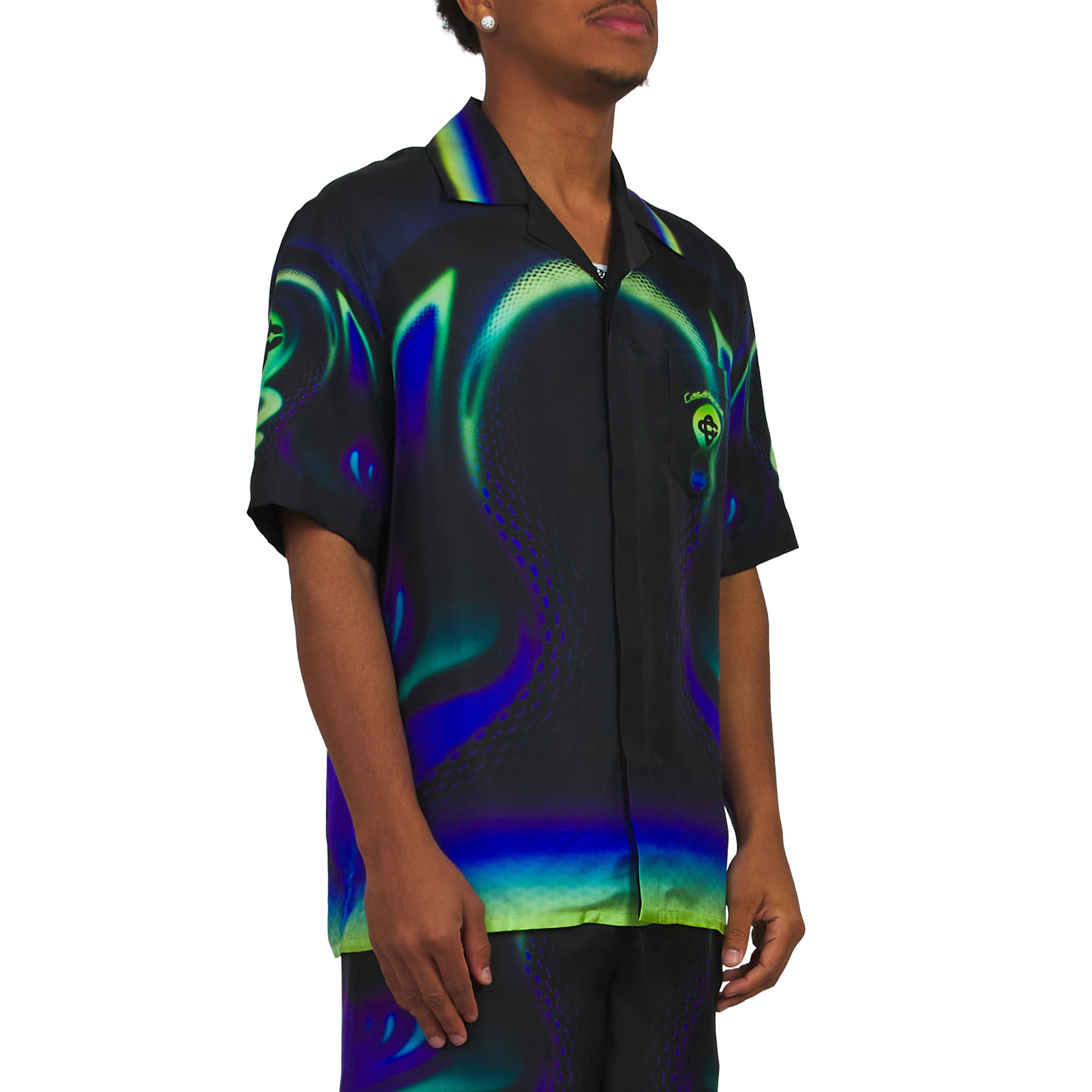 Sporchid Silk Shirt | Black – Capsule NYC