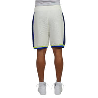 Crochet Short | White/Blue