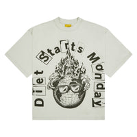 Worlds Burning Tee | Antique White