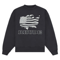 Banner Sweatshirt | Vintage Black/White