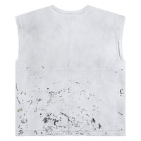 Smile Sleeveless Tee | White