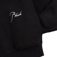 Classique 2 Zip Hoodie | Black/White
