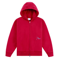 Classique 2 Zip Up Hoodie | Riviera Red/Sky Blue