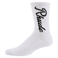 Destinado Script Sock | White/Black