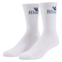 Rossa Logo Sock | White/Blue