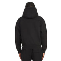 Classique 2 Zip Hoodie | Black/White
