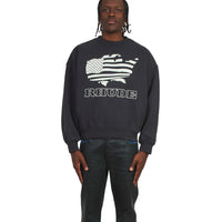 Banner Sweatshirt | Vintage Black/White