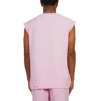 Slab Wordmark Sleeveless Tee | Pink