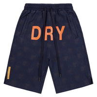 Dry Monogram Sweatshort | Vintage Navy/Orange