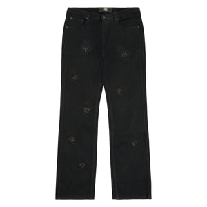 Diamond Denim | Black Waxed/Black