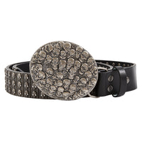 Chrome Skull Pile Belt