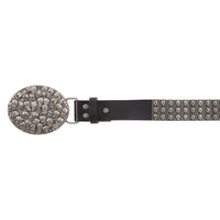Chrome Skull Pile Belt