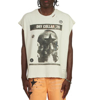 Starhead Sleeveless Tee | White/Black