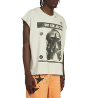 Starhead Sleeveless Tee | White/Black