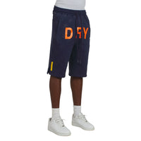 Dry Monogram Sweatshort | Vintage Navy/Orange