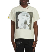 Patch Star Head Tee | Ivory/Black