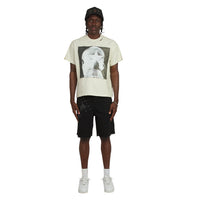 Patch Star Head Tee | Ivory/Black