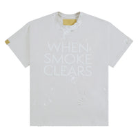 Paint Thrashed Tee | White