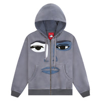 Face Hoodie | Slate