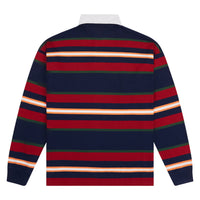 Striped Rugby Shirt | Newport Navy/Multi