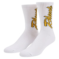 Legends Script Sock | White/Yellow/Black