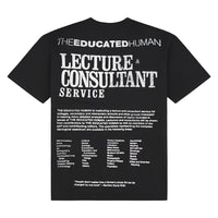 Educated Human Tee | Black