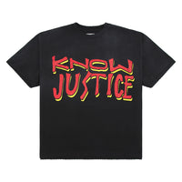 Know Justice Know Peace Tee | Black