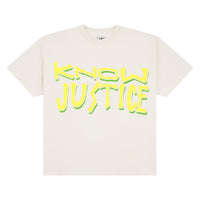 Know Justice Know Peace Tee | White